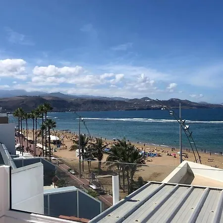 Beachfront Rooftop In Canteras